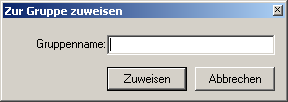 Zur neuen Gruppe Zuweisen (Dialog)